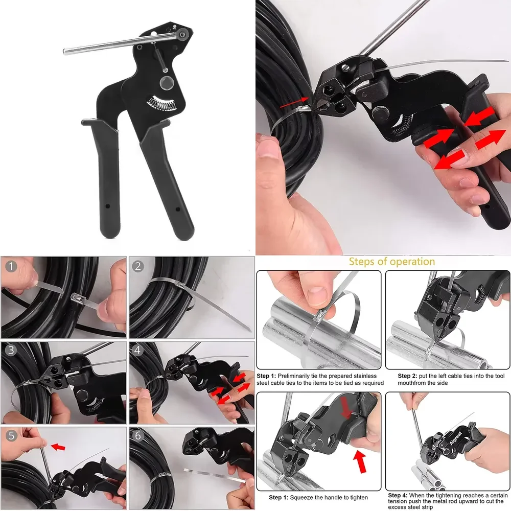 High Quality 210x120mm Black Cable Tie for Stainless Steel for Laboratory Clamps and Hand Cable Tie Fastening
High Quality 210x120mm Black Cable Tie for Stainless Steel for Laboratory Clamps and Hand Cable Tie Fastening