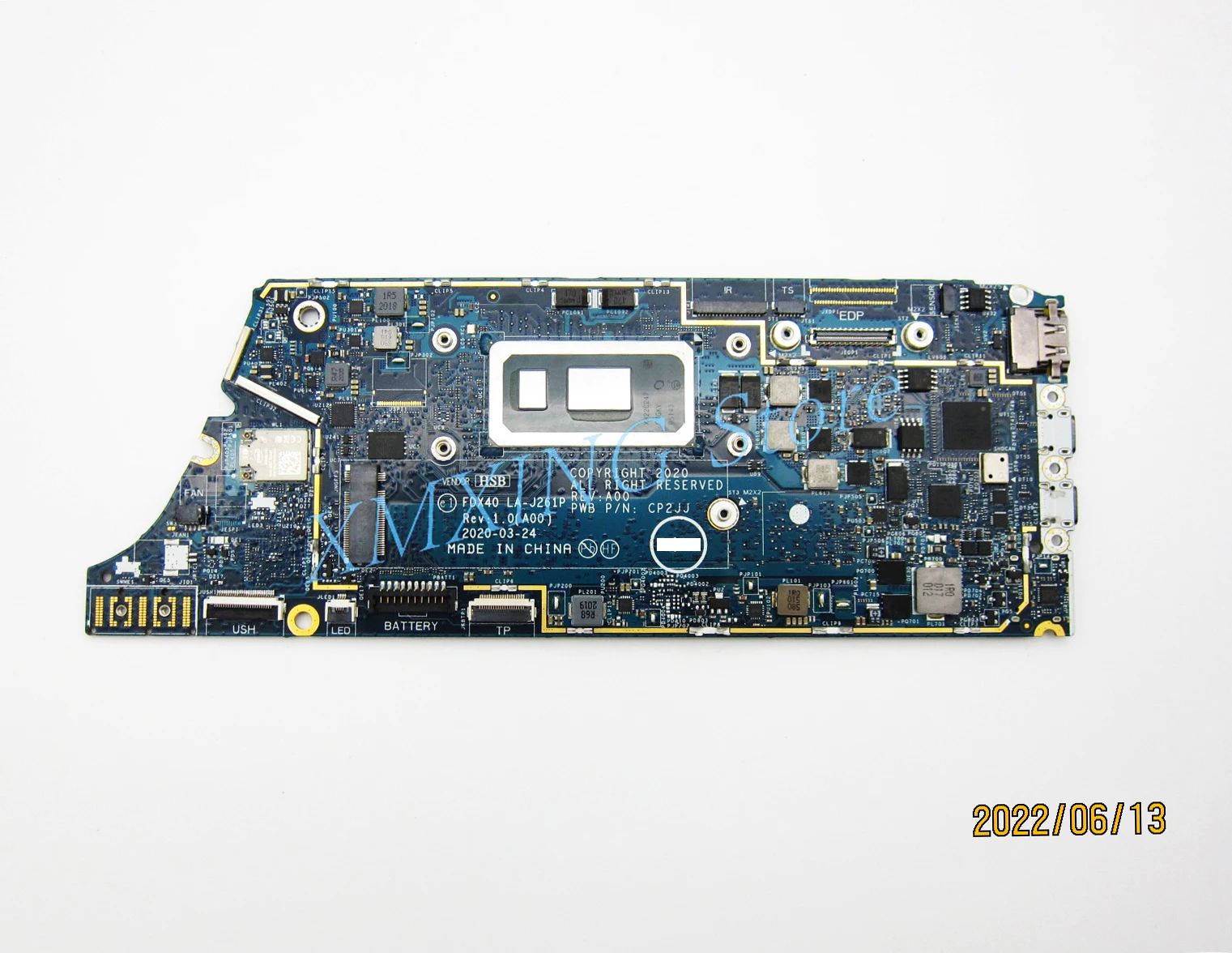 Материнская плата FULCOL для ноутбука DELL Latitude 7410 SR3LC I5-10210U CPU LA-J261P CN-0CYV1X 0CYV1X CYV1X протестирована 100% wo
Материнская плата FULCOL для ноутбука DELL Latitude 7410 SR3LC I5-10210U CPU LA-J261P CN-0CYV1X 0CYV1X CYV1X протестирована 100% wo