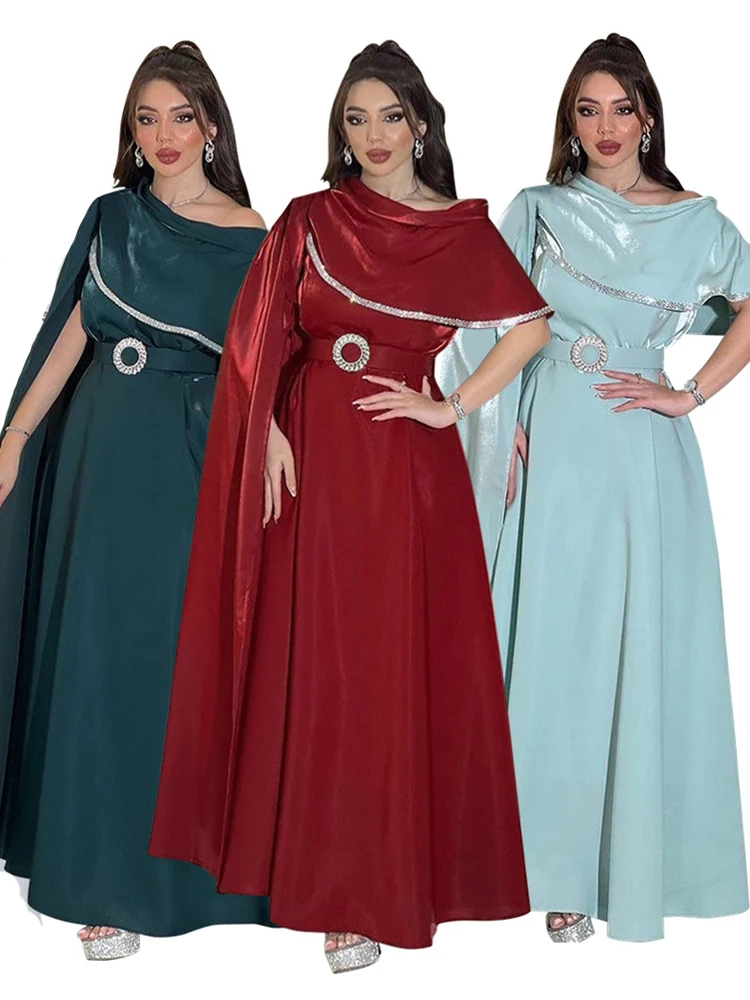 Eid Ramadan Muslim Women Dresses Maxi Long Sleeve Abaya Party Long Dress Belt Morocco Kaftan Vestidos Dubai Turkey Robe Jalabiya
Eid Ramadan Muslim Women Dresses Maxi Long Sleeve Abaya Party Long Dress Belt Morocco Kaftan Vestidos Dubai Turkey Robe Jalabiya