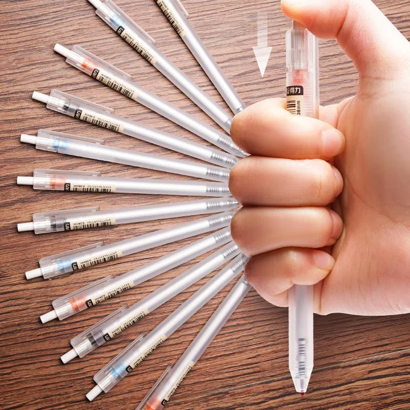 Stationery A115 Press Gel Pen Student 0.38 Full Needle Transparent Small Fresh Pen Black Wholesale Glass fountain pen Glass pen
Stationery A115 Press Gel Pen Student 0.38 Full Needle Transparent Small Fresh Pen Black Wholesale Glass fountain pen Glass pen