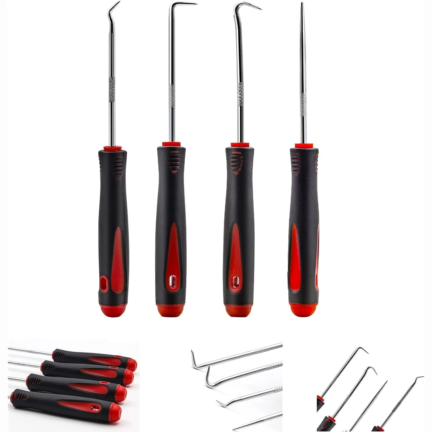 160Mm Auto Oil Seal Screwdrivers 4Pcs Hose Removal Hook O Ring Gasket Puller Remover Pick Hook Auto Repair Hand Tools
160Mm Auto Oil Seal Screwdrivers 4Pcs Hose Removal Hook O Ring Gasket Puller Remover Pick Hook Auto Repair Hand Tools