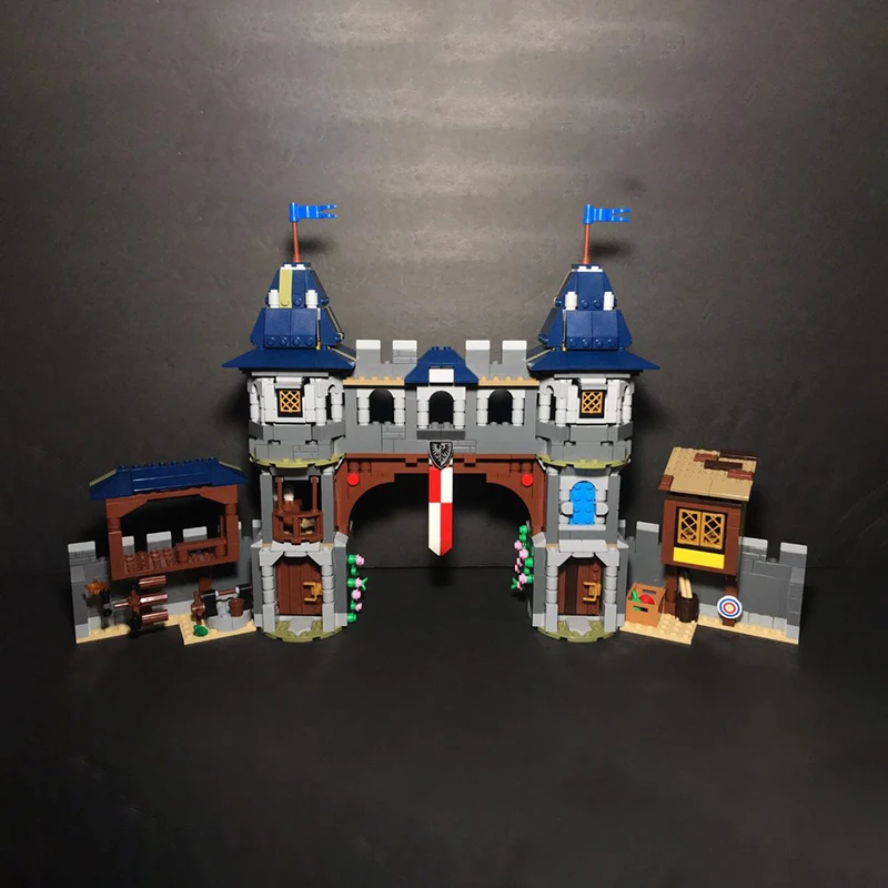 1059 blocks Street View Moc Medieval Black Hawk Knight Battle DlY Creative Children's Toy Birthday Gift Building Blocks
1059 blocks Street View Moc Medieval Black Hawk Knight Battle DlY Creative Children's Toy Birthday Gift Building Blocks