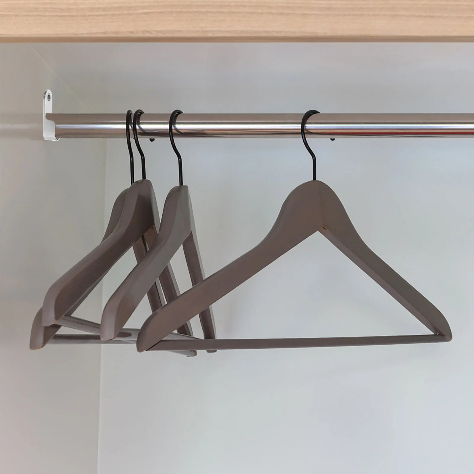 10Pcs Closet Rod Bracket Zinc Alloy Heavy Duty Wardrobe End Supports Oval Rod Holders for Closet Pole Support Installation Set
10Pcs Closet Rod Bracket Zinc Alloy Heavy Duty Wardrobe End Supports Oval Rod Holders for Closet Pole Support Installation Set