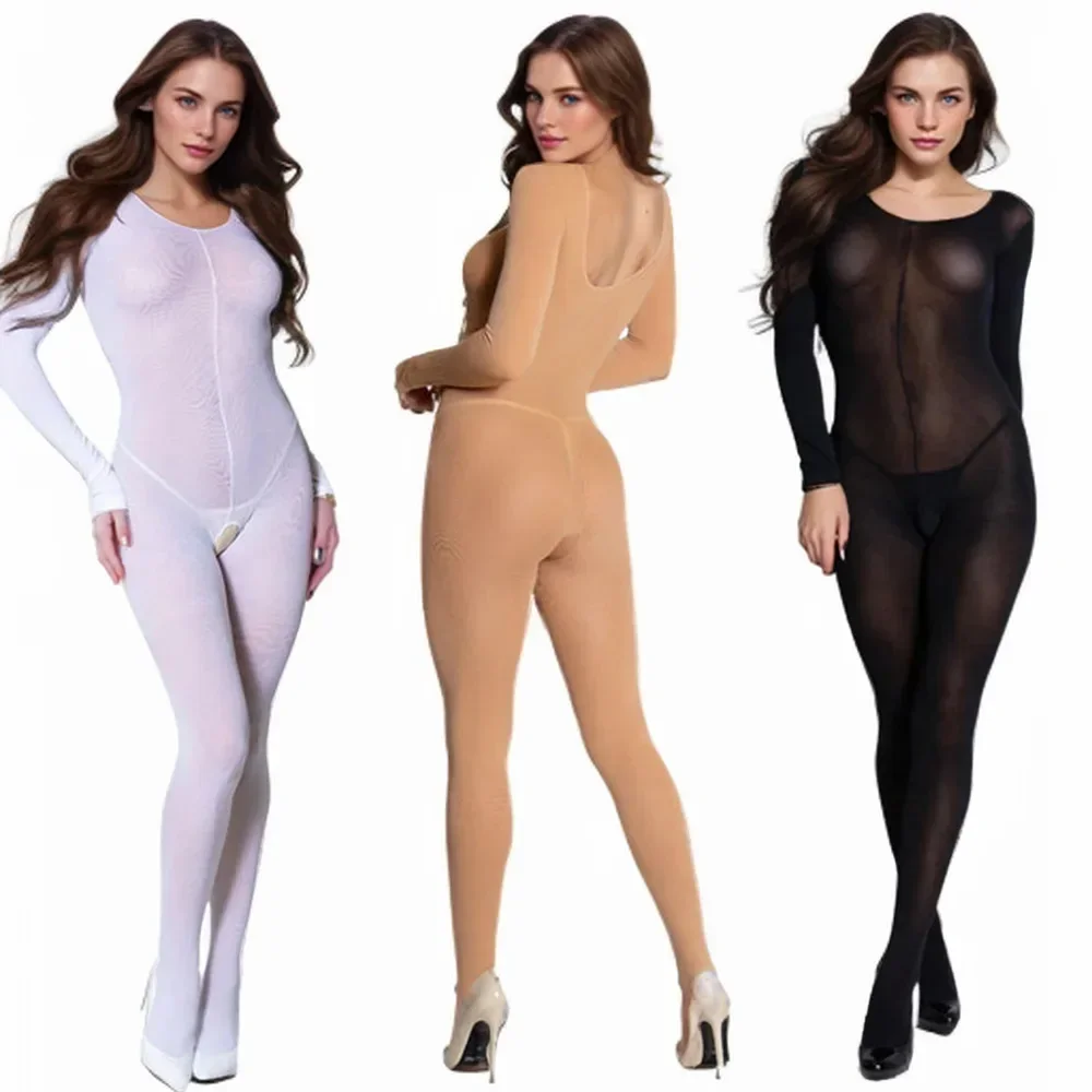 Women Bodysuits Black Silk Black Erotic Sheer Open Net Bodystockings Sexy Lingerie Crotchless Long jumpsuits Catsuit Underwear
Women Bodysuits Black Silk Black Erotic Sheer Open Net Bodystockings Sexy Lingerie Crotchless Long jumpsuits Catsuit Underwear