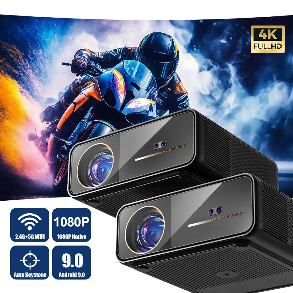 YERSIDA Android 9.0 18000 Lumen Projector Auto Focusing 1080P 4K Smart TV Bluetooth5.0 WIFI Supported For Home Theater Projector
YERSIDA Android 9.0 18000 Lumen Projector Auto Focusing 1080P 4K Smart TV Bluetooth5.0 WIFI Supported For Home Theater Projector