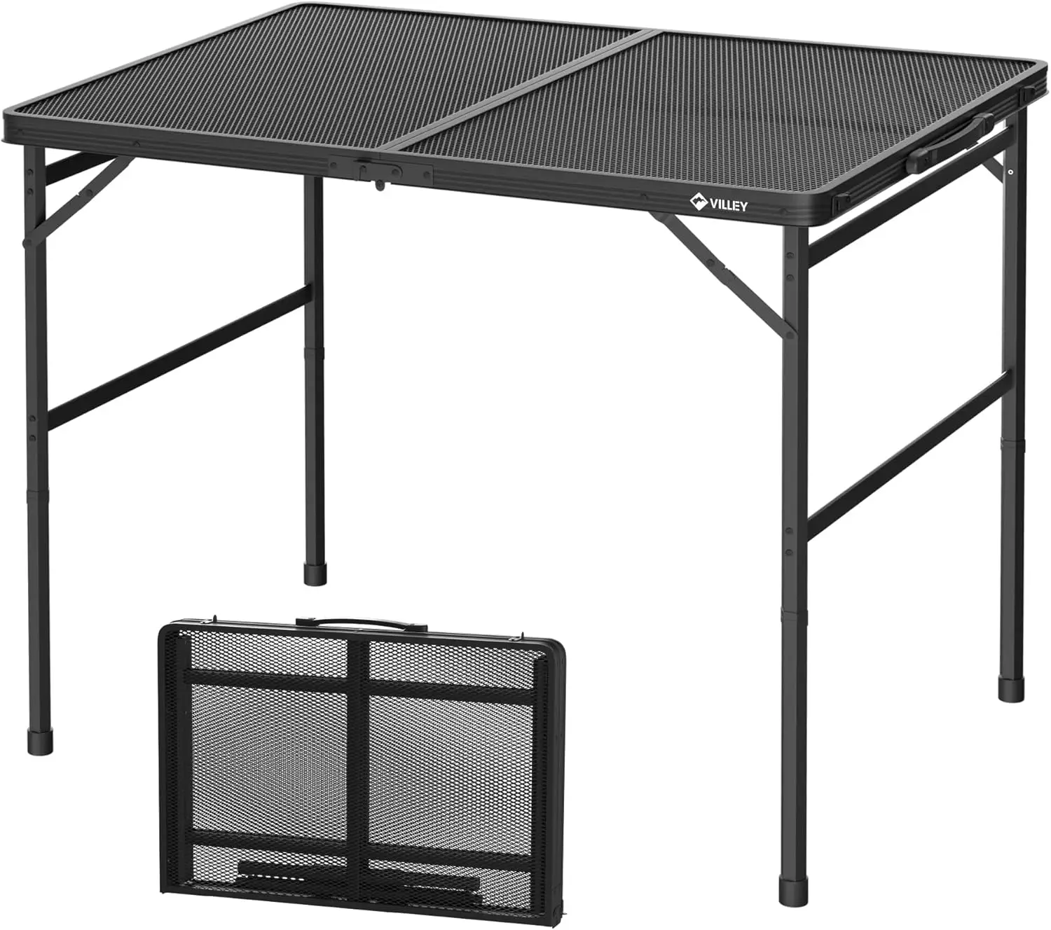 Grill Table, 3ft Folding Camping Table with Aluminum Adjustable Legs, Portable Lightweight Camp Table for Beach Picnics and Out
Grill Table, 3ft Folding Camping Table with Aluminum Adjustable Legs, Portable Lightweight Camp Table for Beach Picnics and Out