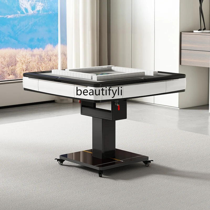 Mahjong machine show mini small apartment light luxury glass bass, folding dining table foot warm mahjong table sparrow table
Mahjong machine show mini small apartment light luxury glass bass, folding dining table foot warm mahjong table sparrow table