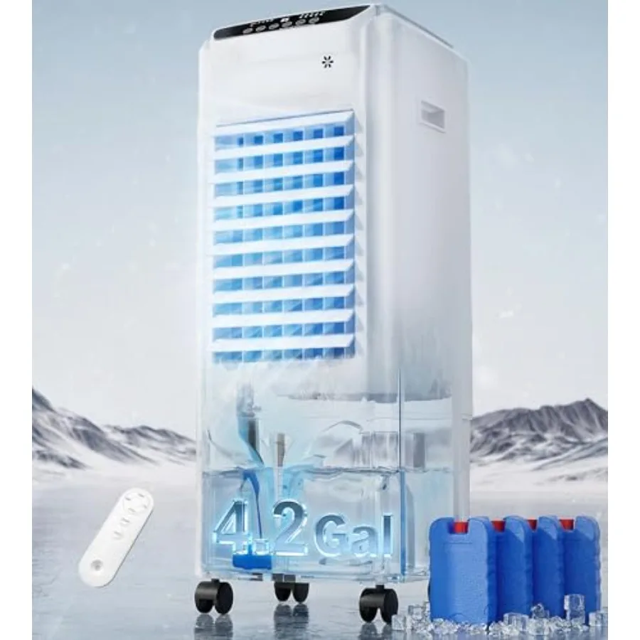 Портативный испарительный охладитель воздуха Swamp Cooler 32, 1800 CFM, без оконного подключения, с осцилляцией на 120°, баком на 4,2 галлона, 12-часовой автономной работой
Портативный испарительный охладитель воздуха Swamp Cooler 32, 1800 CFM, без оконного подключения, с осцилляцией на 120°, баком на 4,2 галлона, 12-часовой автономной работой