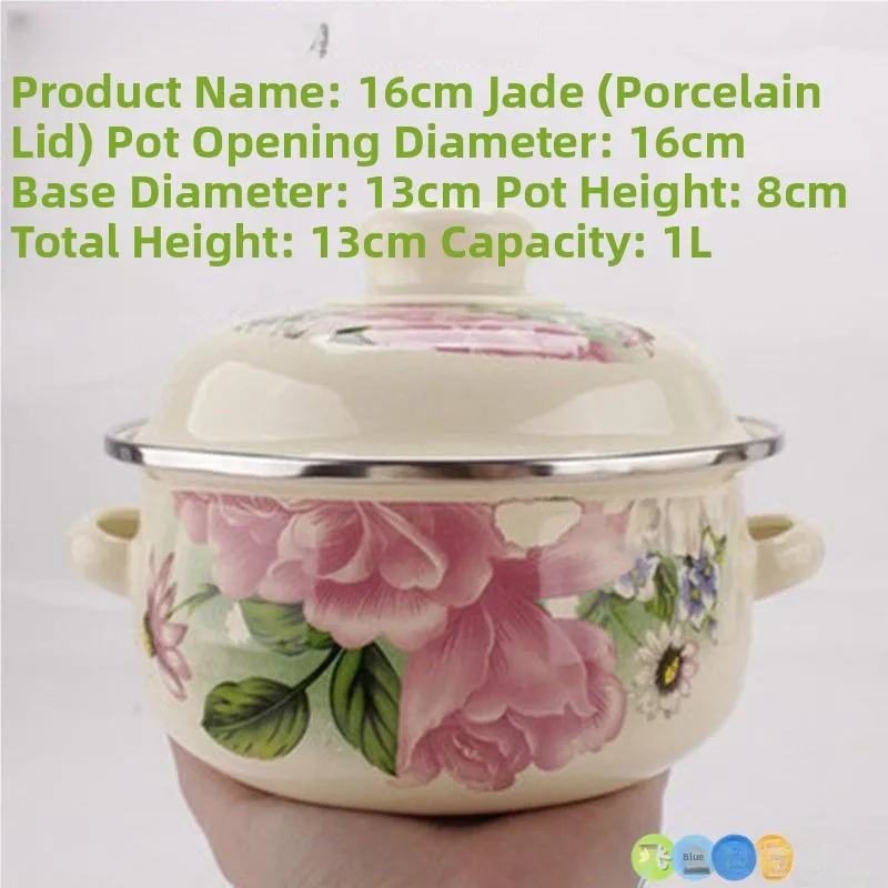 Large Size Enamel Kitchen Pot with Lid Traditional Chinese Sle round ape Durable High Temperature Resistant Pork Fat Cani...
Large Size Enamel Kitchen Pot with Lid Traditional Chinese Sle round ape Durable High Temperature Resistant Pork Fat Cani...