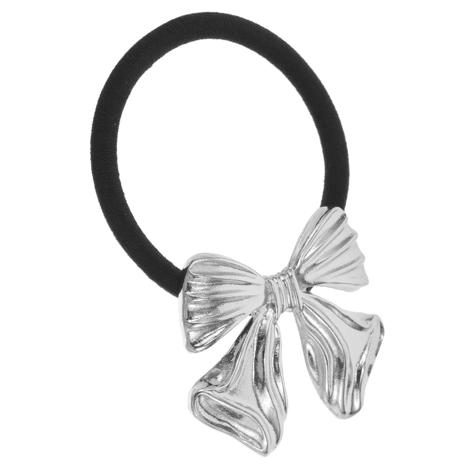 Bow Tie Hair Accessories Women Girls Silver European American Elastic Bands Ponytail Holders Versatile Use Comfortable Anti
Bow Tie Hair Accessories Women Girls Silver European American Elastic Bands Ponytail Holders Versatile Use Comfortable Anti