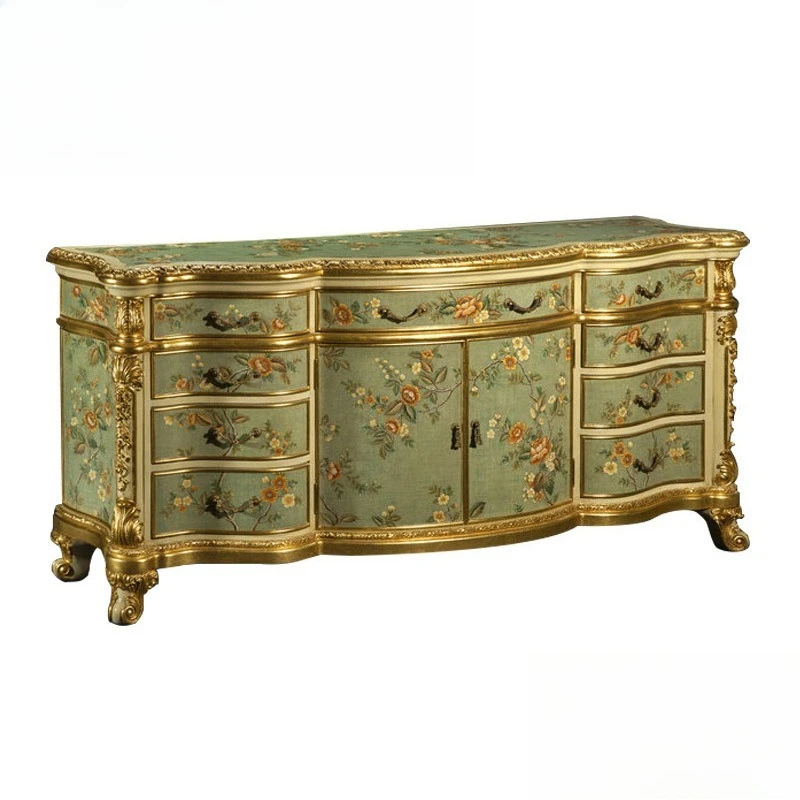 French court mahogany art hand-painted decorative locker heavy industry engraved living room 1.8 meters porch cabinet
French court mahogany art hand-painted decorative locker heavy industry engraved living room 1.8 meters porch cabinet