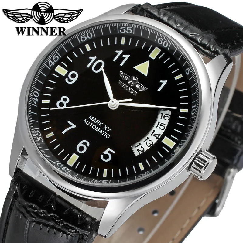 T-WINNER Luxury Brand Men Wristwatches Luminous Automatic Mechanical Clock Calendar High-end Leather Band Casual Watches For Man
T-WINNER Luxury Brand Men Wristwatches Luminous Automatic Mechanical Clock Calendar High-end Leather Band Casual Watches For Man