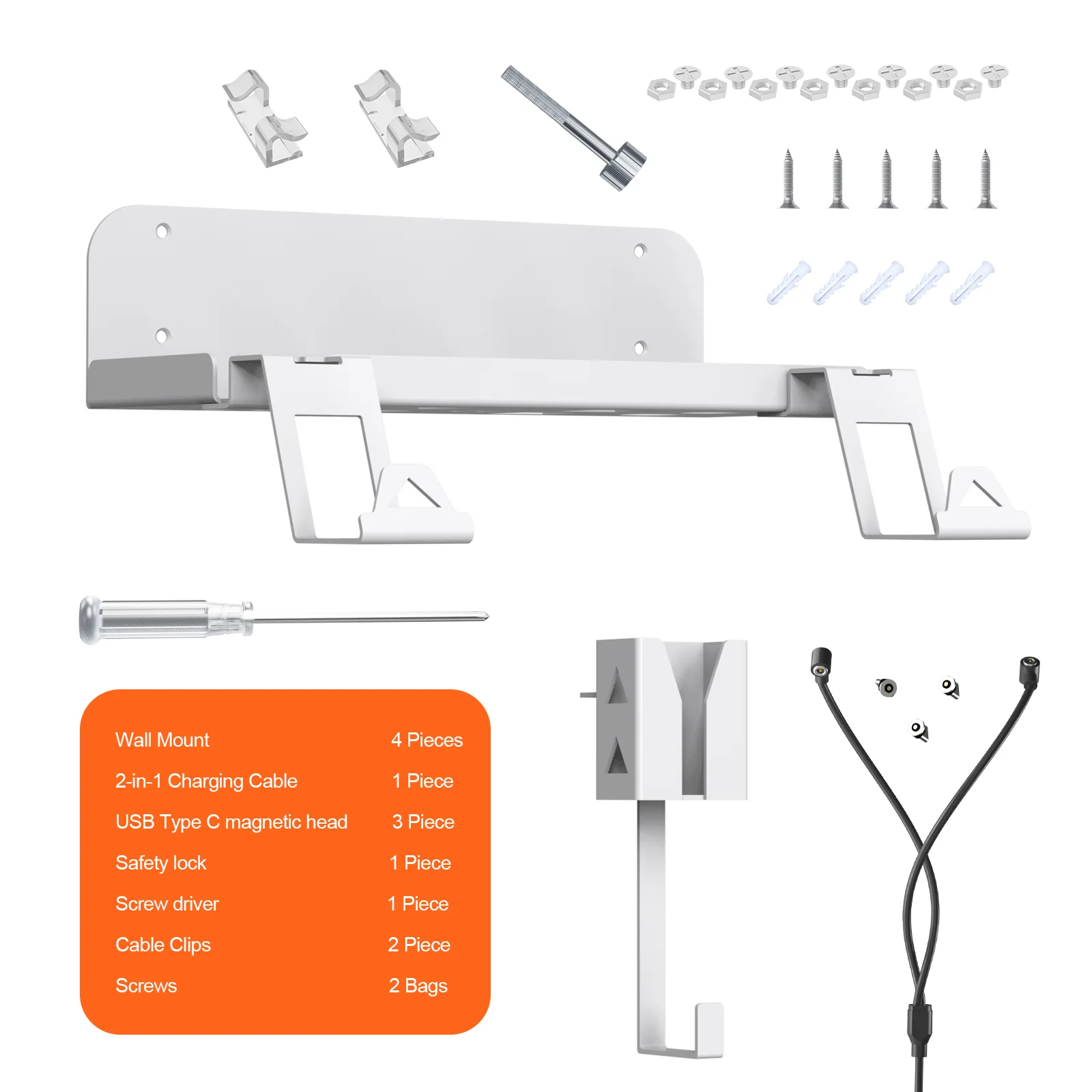 For PS5 Game Console Wall Bracket Wall Mount Storage Rack Stand for PS5 Game Handle and earphone Bracket Anti-Slip Holder
For PS5 Game Console Wall Bracket Wall Mount Storage Rack Stand for PS5 Game Handle and earphone Bracket Anti-Slip Holder