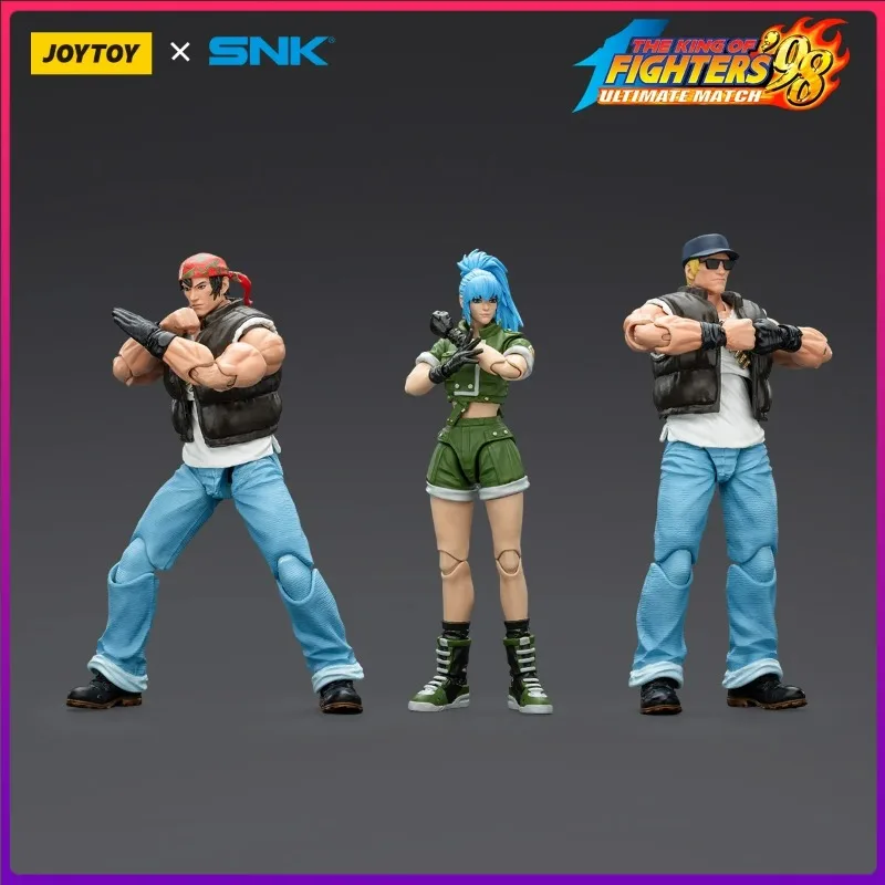 JOYTOY Action Soldier KOF'98UM Ikari Warriors Team 1/18 Action Figure Military Model Trio combat Game Character Collect Toy Gift
JOYTOY Action Soldier KOF'98UM Ikari Warriors Team 1/18 Action Figure Military Model Trio combat Game Character Collect Toy Gift