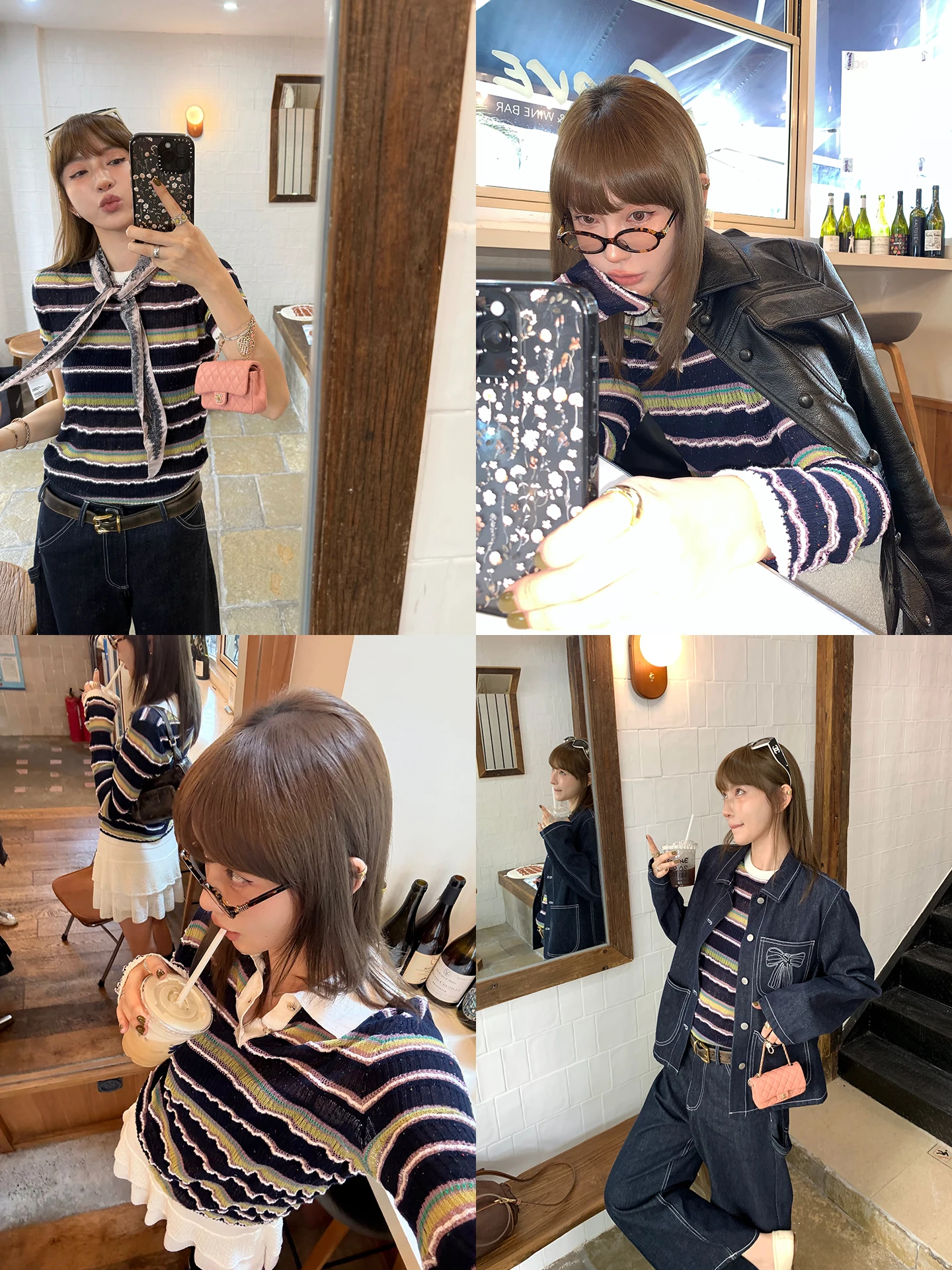 3C Ci Walk Color Blo Stripe Knitted Sweater Long Sve Ne ort Sve Top Women's Faion Korean Sle Slim Fit
3C Ci Walk Color Blo Stripe Knitted Sweater Long Sve Ne ort Sve Top Women's Faion Korean Sle Slim Fit