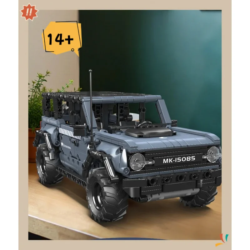 Mould King 15085 No.Broncos Raptor Pull-Back Car Building Blocks Off-road Vehicle Model Pull Back Motor Kids Brick Toy Gifts
Mould King 15085 No.Broncos Raptor Pull-Back Car Building Blocks Off-road Vehicle Model Pull Back Motor Kids Brick Toy Gifts