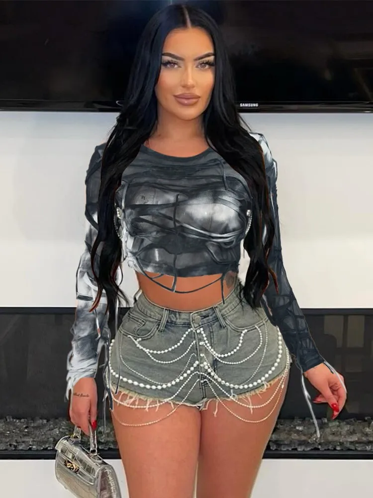 Women's 2025 Autumn New Arrival Tie Dye Tassel Round Neck Long Sleeve T-Shirt Tops For Women All-match Simple Style Commuting
Women's 2025 Autumn New Arrival Tie Dye Tassel Round Neck Long Sleeve T-Shirt Tops For Women All-match Simple Style Commuting