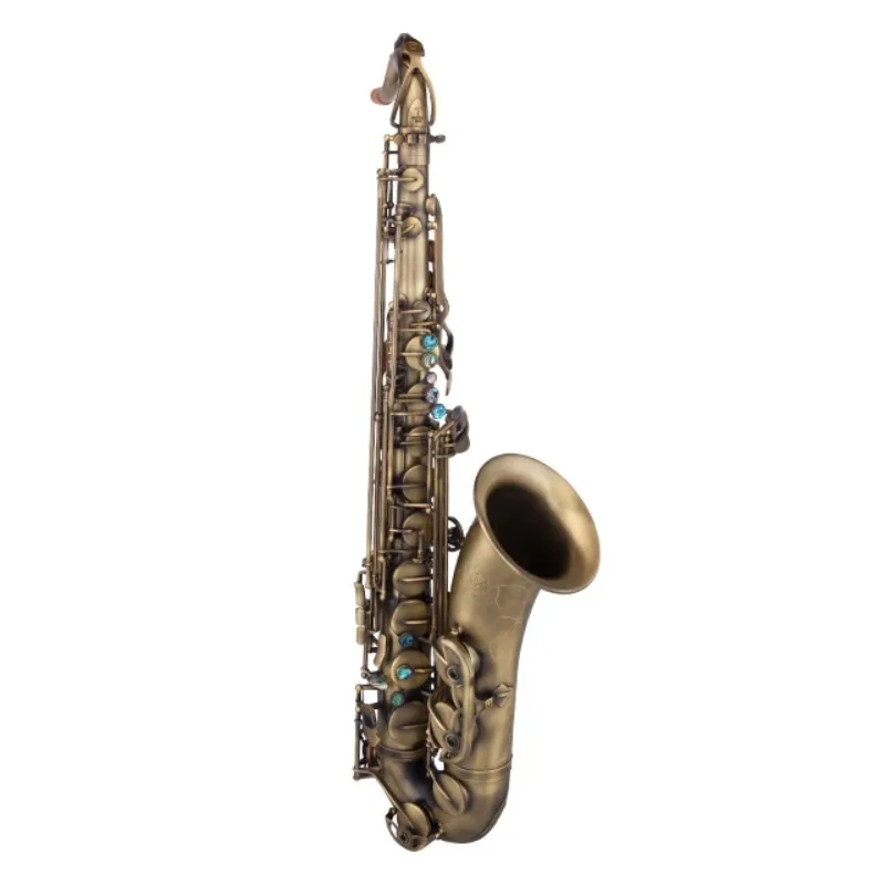 High Quality TaiShan Brand Dotted Antique Bronze Lacquered Brass Hand-carved Bb Tone Tenor Saxophone TSTS-670L Performance Easy
High Quality TaiShan Brand Dotted Antique Bronze Lacquered Brass Hand-carved Bb Tone Tenor Saxophone TSTS-670L Performance Easy