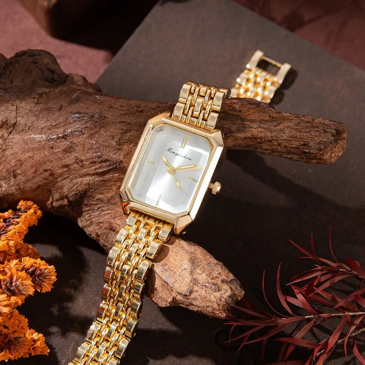 Fashionable Casual Women's Watch, Square Dial Quartz Watch, Suitable For Daily Wear, School, Birthday Gift, Party And Holiday, Great Choice For Yourself Or Gifting To Friends
Fashionable Casual Women's Watch, Square Dial Quartz Watch, Suitable For Daily Wear, School, Birthday Gift, Party And Holiday, Great Choice For Yourself Or Gifting To Friends