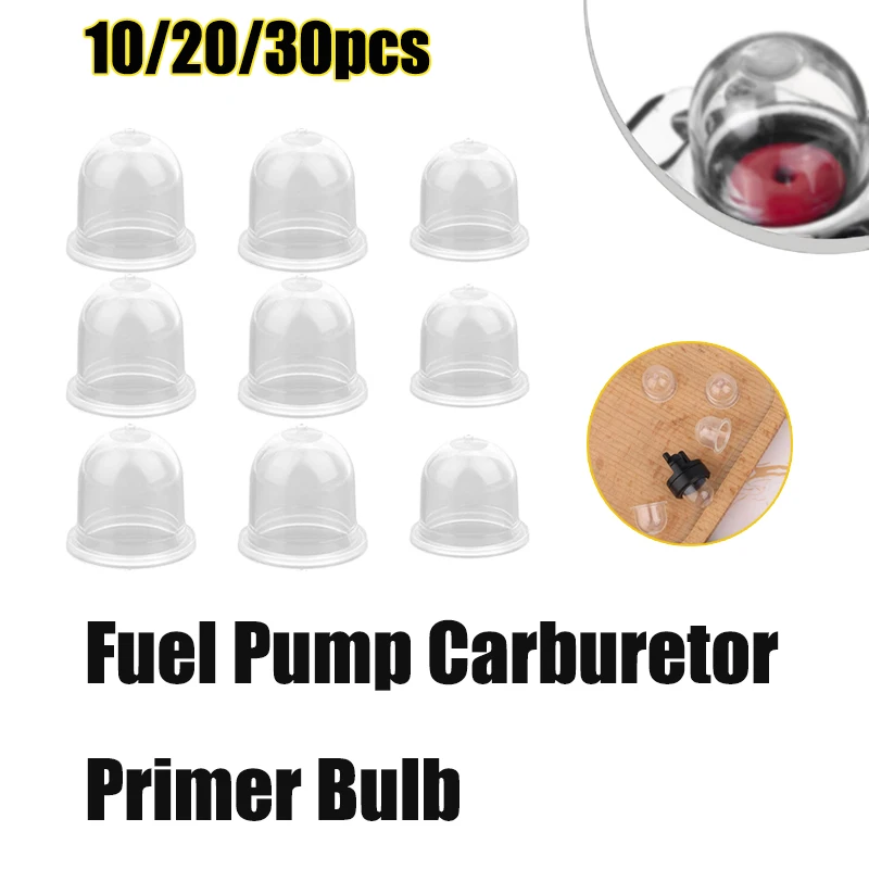 10-30pcs Carburetor Primer Bulb Fuel Pump For Chainsaws Blower Trimmer Brushcutter Universal Replacement Accessories
10-30pcs Carburetor Primer Bulb Fuel Pump For Chainsaws Blower Trimmer Brushcutter Universal Replacement Accessories