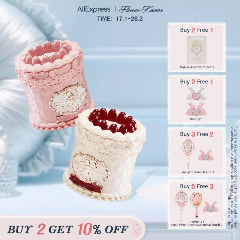 Flower Knows Strawberry Cupid Collection Cake Lip Cream 5ml velvet
Flower Knows Strawberry Cupid Collection Cake Lip Cream 5ml velvet