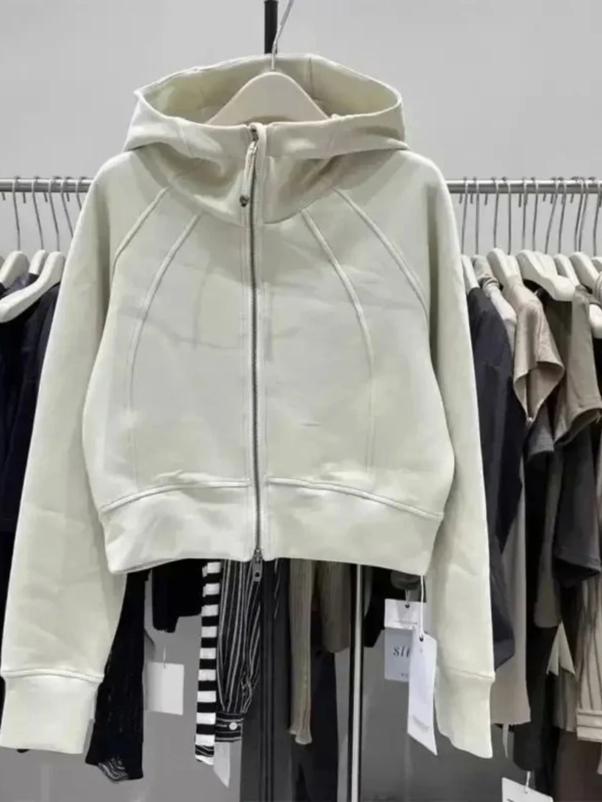 Women's Short Hooded Sweatshirt Jacket Casual Style Zipper Closure Long Sleeve Loose Fit Fashionable Outerwear for Teens
Women's Short Hooded Sweatshirt Jacket Casual Style Zipper Closure Long Sleeve Loose Fit Fashionable Outerwear for Teens