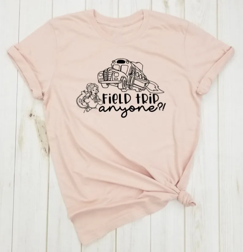 Field Trip Anyone Shirt School Bus Shirts Best Teacher TShirt Teacher Life Top Y2K Aesthetic Graphic Tee Kawaii Women's Clothing
Field Trip Anyone Shirt School Bus Shirts Best Teacher TShirt Teacher Life Top Y2K Aesthetic Graphic Tee Kawaii Women's Clothing