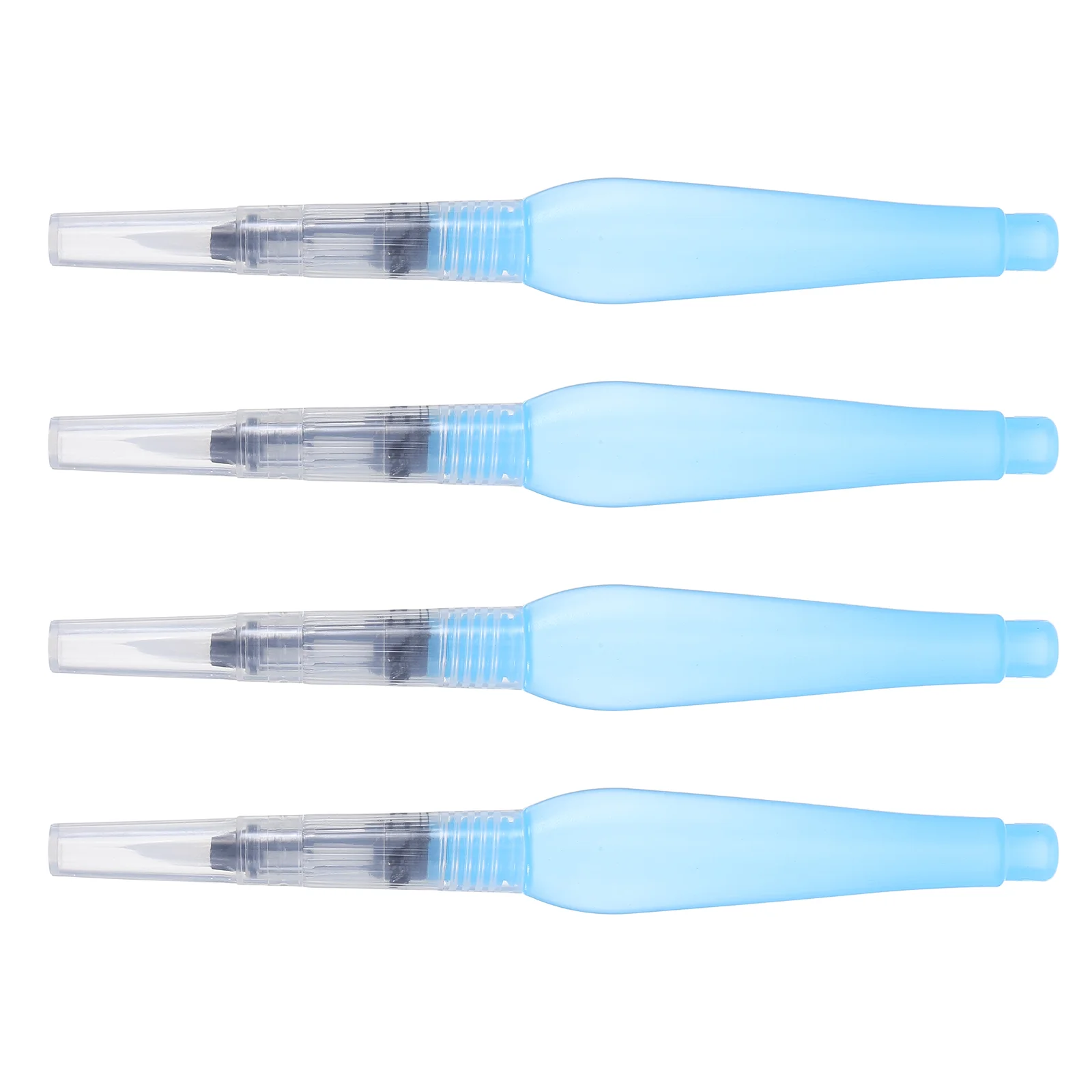 4 Pcs Water-filled Nylon Painting Pen Brush Pens for Watercolor Pointy Travel Brushes Blue Fountain Writing Refillable
4 Pcs Water-filled Nylon Painting Pen Brush Pens for Watercolor Pointy Travel Brushes Blue Fountain Writing Refillable