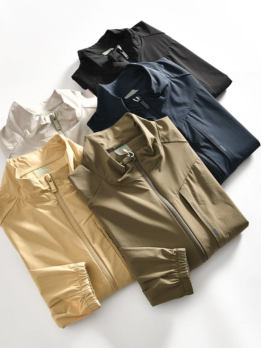 Lightweight Breathable Outdoor Men's Spring Summer Fashion Casual Stand Collar Skin Jacket Coat Nylon Spandex Fiber
Lightweight Breathable Outdoor Men's Spring Summer Fashion Casual Stand Collar Skin Jacket Coat Nylon Spandex Fiber