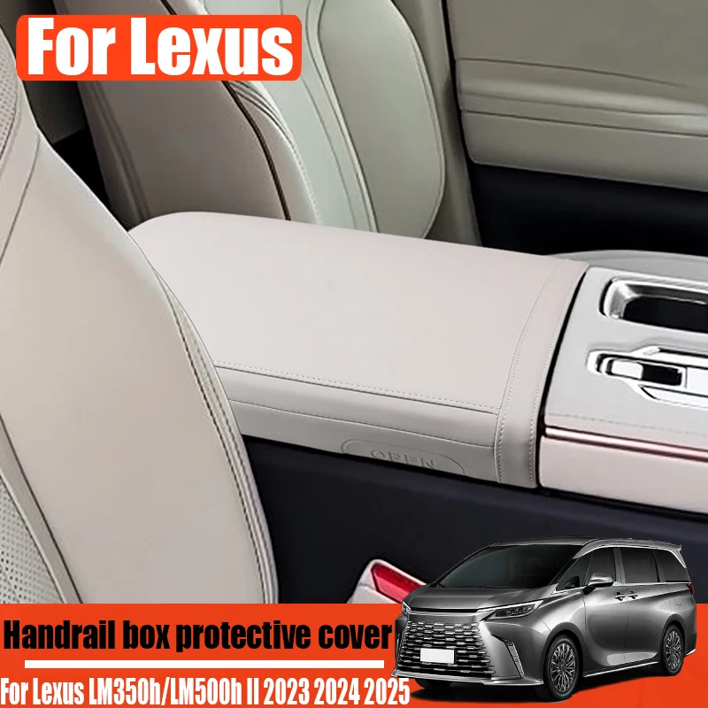 For Lexus LM350h/LM500h II 2023 2024 2025 protective cover for center console armrest box automotive interior decoration product
For Lexus LM350h/LM500h II 2023 2024 2025 protective cover for center console armrest box automotive interior decoration product