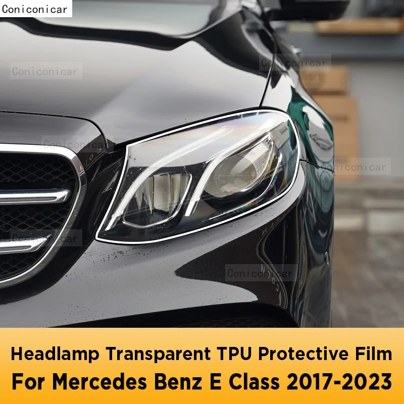 For Mercedes Benz E Class W213 2017-2023 Car Exterior Headlight Anti-scratch Front Lamp Transparent TPU Protective Film
For Mercedes Benz E Class W213 2017-2023 Car Exterior Headlight Anti-scratch Front Lamp Transparent TPU Protective Film