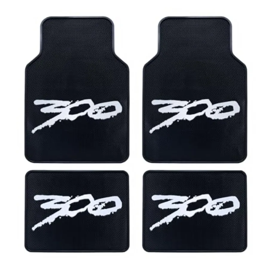 All-Weather Rubber Car Floor Mats for Chrysler 300 Custom-Fit, Anti-Slip, Heavy-Duty, Black
All-Weather Rubber Car Floor Mats for Chrysler 300 Custom-Fit, Anti-Slip, Heavy-Duty, Black