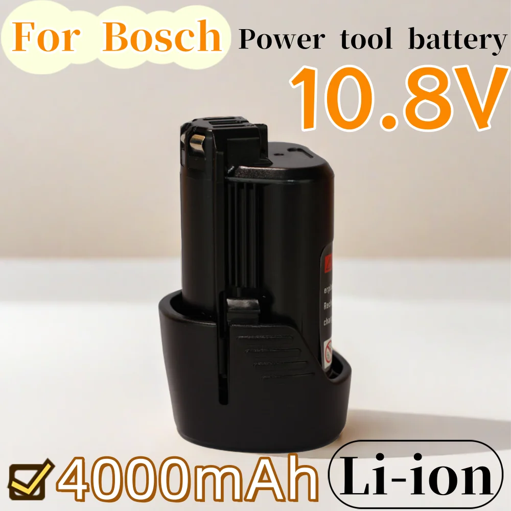 10.8V Power Tool Battery For Bosch 4000mAh Li-ion Rechargeable Battery Replaceable Cordless Electric drill BAT411 BAT412
10.8V Power Tool Battery For Bosch 4000mAh Li-ion Rechargeable Battery Replaceable Cordless Electric drill BAT411 BAT412