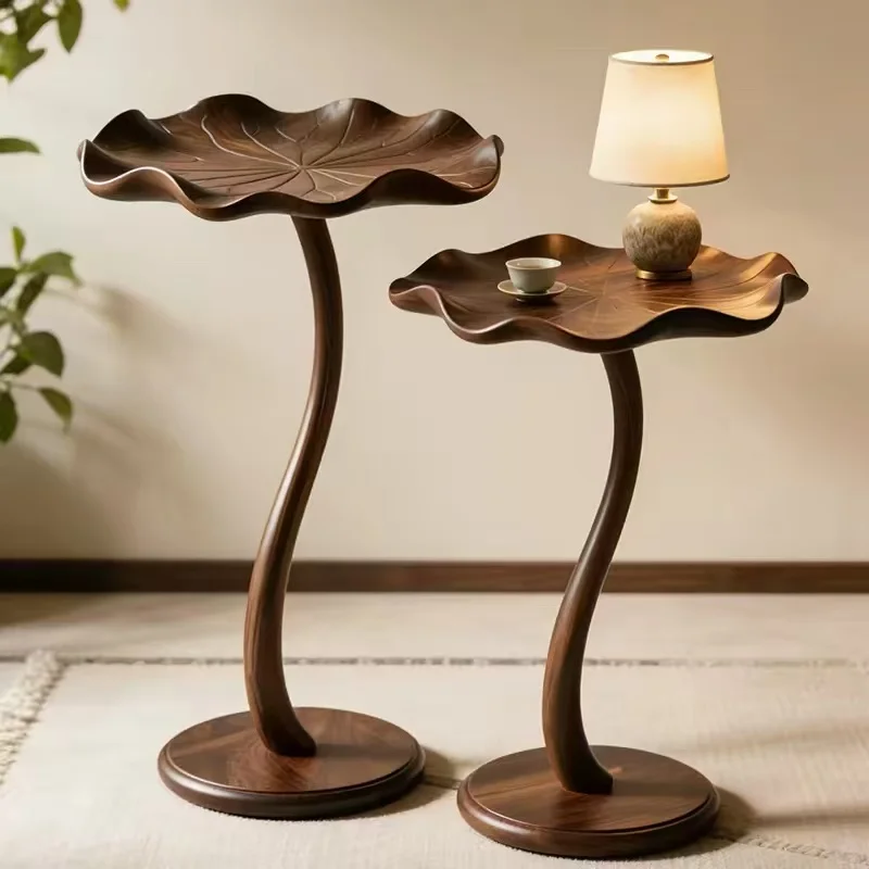 Leaf Shaped Wooden Side Table, Chinese Style Corner Table for Living Room
Leaf Shaped Wooden Side Table, Chinese Style Corner Table for Living Room