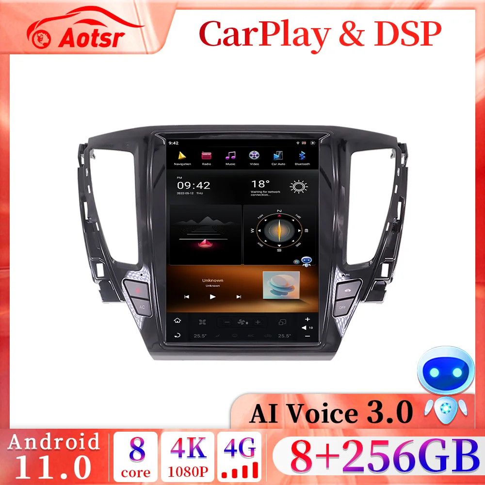 Автомобильное радио с экраном 12,1 дюйма Тесла для Mitsubishi Pajero Sport V93 V97 V98 2016 ~ 2021 GPS Carplay Android 11 автомобильное мультимедийное стерео устройство
Автомобильное радио с экраном 12,1 дюйма Тесла для Mitsubishi Pajero Sport V93 V97 V98 2016 ~ 2021 GPS Carplay Android 11 автомобильное мультимедийное стерео устройство