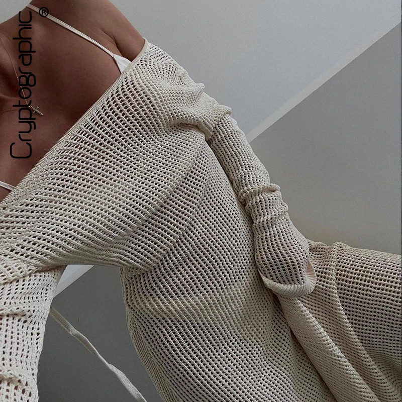 Cryptographic Elegant Hollow Out Knit Maxi Dress for Women 2025 Summer Beachwear Holiday Long Sleeve Cover-Ups Long Dresses
Cryptographic Elegant Hollow Out Knit Maxi Dress for Women 2025 Summer Beachwear Holiday Long Sleeve Cover-Ups Long Dresses