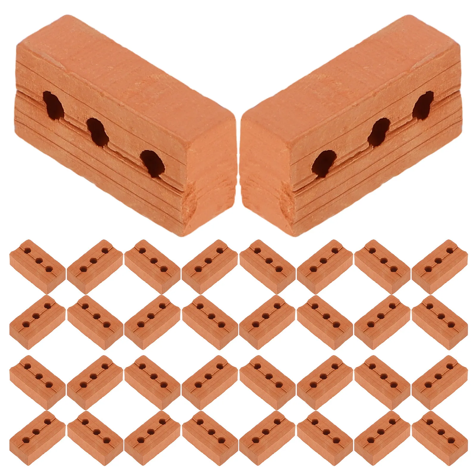 50Pcs Miniature Bricks Realistic Fake Bricks Architectural Accessories for DIY Miniature Landscape Craft Supplies
50Pcs Miniature Bricks Realistic Fake Bricks Architectural Accessories for DIY Miniature Landscape Craft Supplies