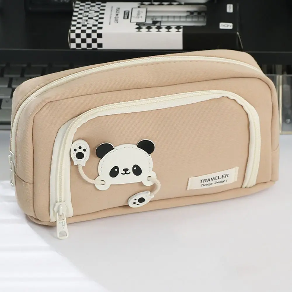 Desktop Storage Aesthetic Pencil Bag Korean Style Large Capacity Pencil Box Creative Dancing Panda Pen Case Organizer Office
Desktop Storage Aesthetic Pencil Bag Korean Style Large Capacity Pencil Box Creative Dancing Panda Pen Case Organizer Office