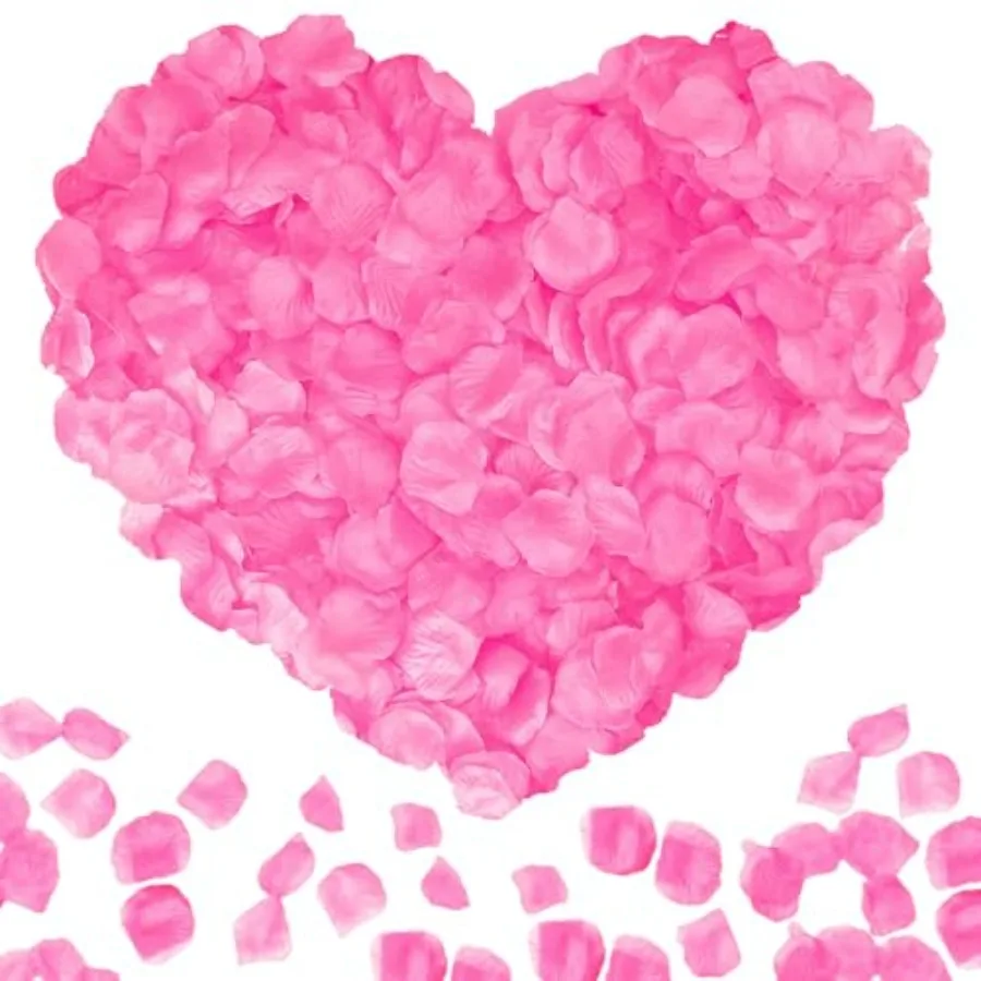 2200PCS Artificial Flower Petals Fake Rose Petals for Romantic Night, Wedding, Proposal Anniversary Flower Decorations
2200PCS Artificial Flower Petals Fake Rose Petals for Romantic Night, Wedding, Proposal Anniversary Flower Decorations
