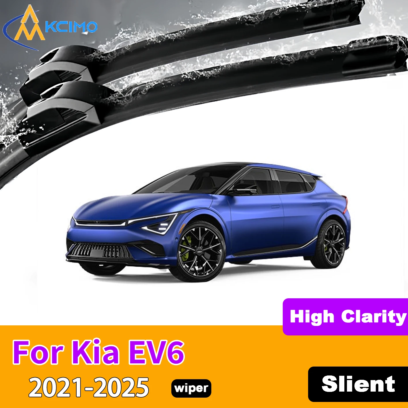 KCIMO 2PCS Front Windshield Wiper Blades For Kia EV6 2021-2025 Rubber Full Coverage Wiping Silent Wiper Blades
KCIMO 2PCS Front Windshield Wiper Blades For Kia EV6 2021-2025 Rubber Full Coverage Wiping Silent Wiper Blades