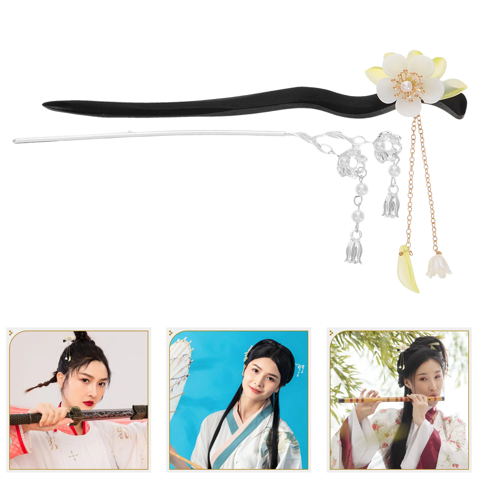 2Pcs Chinese Flower Hairpins Ancient Style Hair Chopsticks Hanfu Hair Styling Accessories Decorative Pins Retro Hairpin
2Pcs Chinese Flower Hairpins Ancient Style Hair Chopsticks Hanfu Hair Styling Accessories Decorative Pins Retro Hairpin