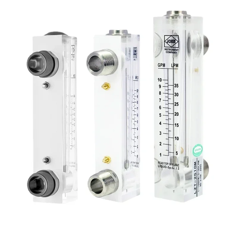 1" BSP Male LZT-25M PVC Acrylic Glass Plastic Liquid Water Gas Air Float Flowmeter With Adjustable Valve Panel Installation
1" BSP Male LZT-25M PVC Acrylic Glass Plastic Liquid Water Gas Air Float Flowmeter With Adjustable Valve Panel Installation