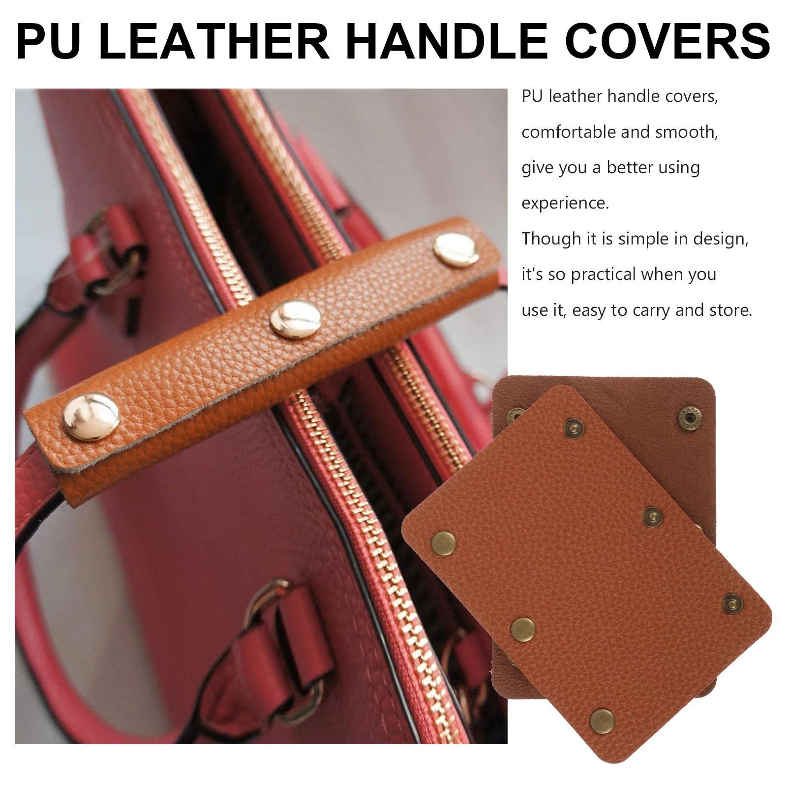 2Pcs PU Luggage Handle Covers Pressure Relief Wrap Grip Sleeve for Suitcase Tote Shoulder Strap Luggage Handle Wrap
2Pcs PU Luggage Handle Covers Pressure Relief Wrap Grip Sleeve for Suitcase Tote Shoulder Strap Luggage Handle Wrap