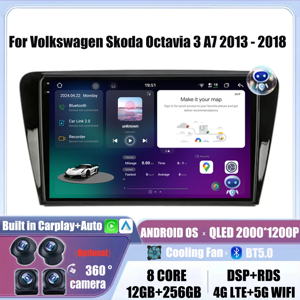 Автомагнитола для Volkswagen SKODA Octavia 3 A7 2013-2018 Android Авто 4G Мультимедийный видеоплеер навигация GPS раздельный экран WIFI
Автомагнитола для Volkswagen SKODA Octavia 3 A7 2013-2018 Android Авто 4G Мультимедийный видеоплеер навигация GPS раздельный экран WIFI