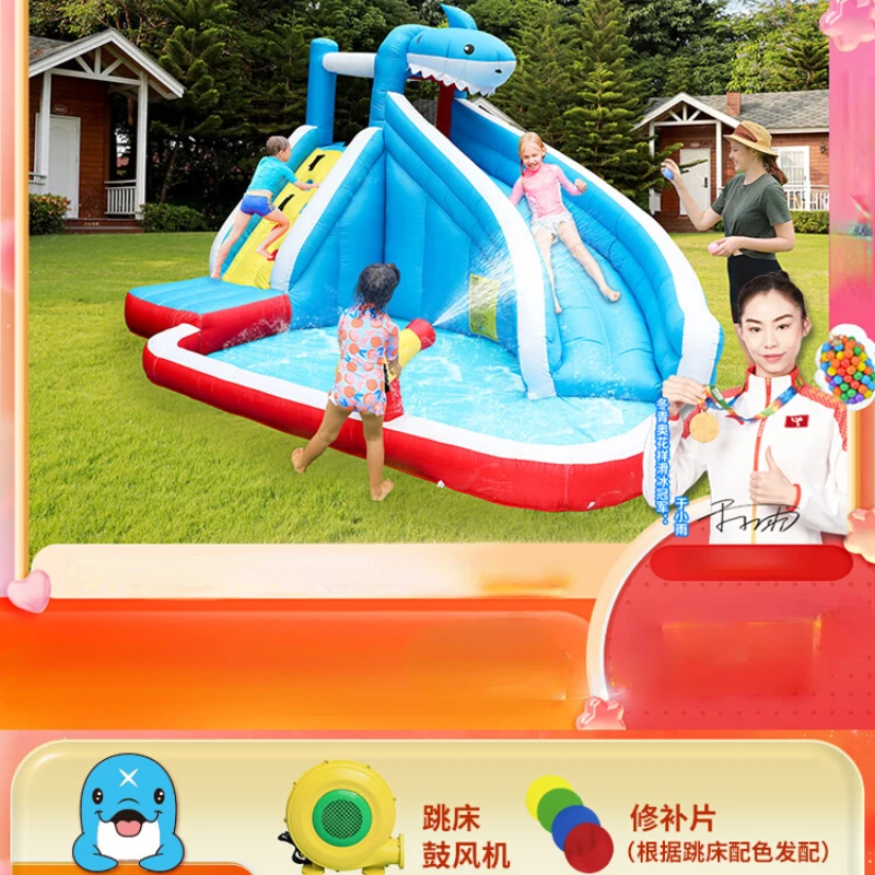 Shark Slide Inflatable Castle Indoor Outdoor Trampoline Trampoline Kindergarten Naughty Castle
Shark Slide Inflatable Castle Indoor Outdoor Trampoline Trampoline Kindergarten Naughty Castle