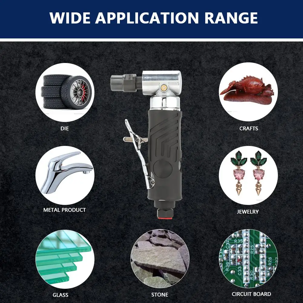 Air Angle Grinder -315 1/4BSP Pneumatic 90 Degree Angle Die Grinder Polisher Air Grinding Tool Air Grinder Pneumatic Grinder
Air Angle Grinder -315 1/4BSP Pneumatic 90 Degree Angle Die Grinder Polisher Air Grinding Tool Air Grinder Pneumatic Grinder