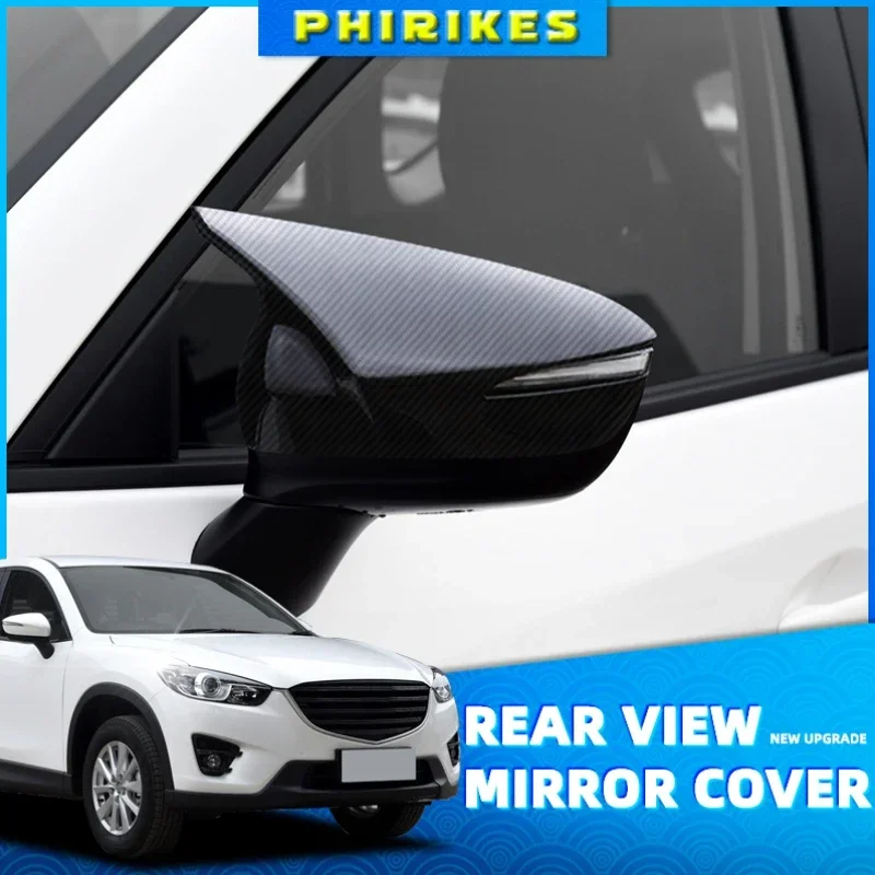 2pcs Side Door Mirror Carbon Fiber Look Rear View Rearview Caps Trim Car Covers Overlays Styling For Mazda CX-5 CX5 2015 2016
2pcs Side Door Mirror Carbon Fiber Look Rear View Rearview Caps Trim Car Covers Overlays Styling For Mazda CX-5 CX5 2015 2016