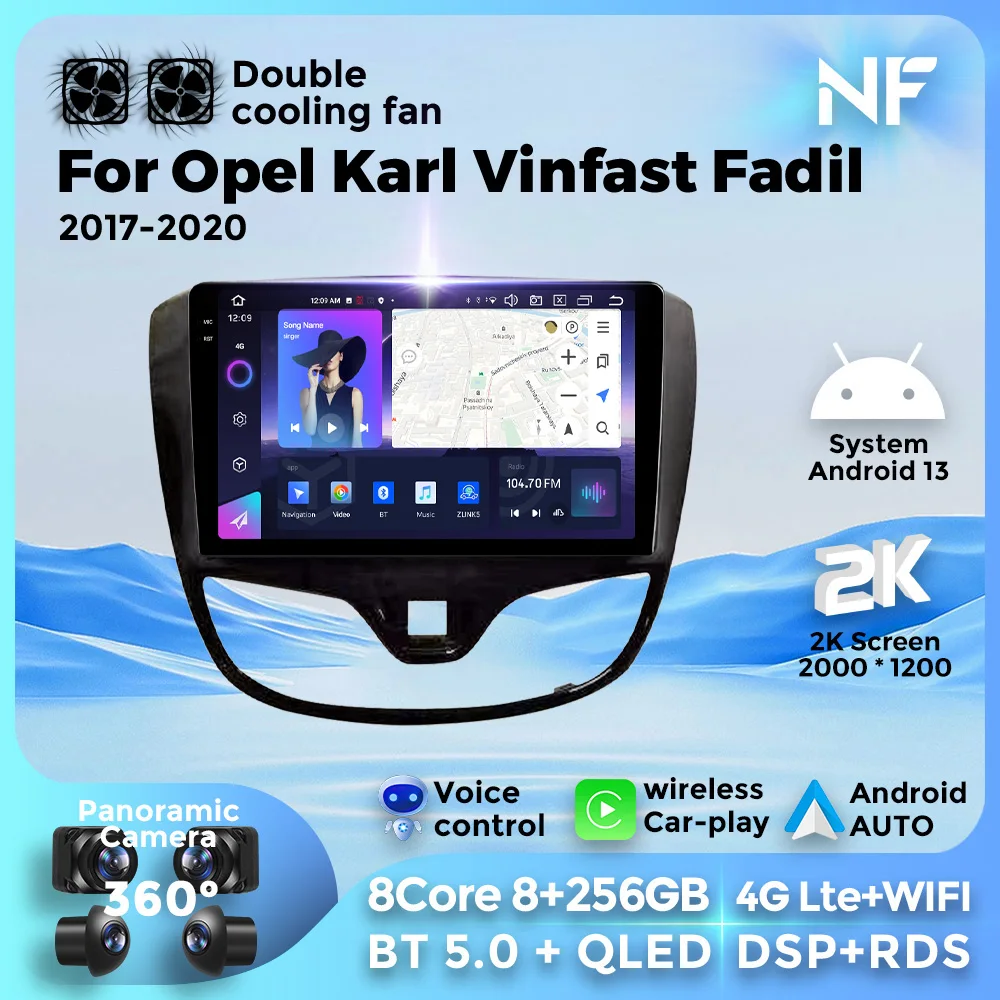 Android 13 BT5.0 для OPEL Карл VinFast Fadil 2017-2020 мультимедийный автомобильный стерео радио видео плеер для Carplay авто 8 ядер 4G WIFI
Android 13 BT5.0 для OPEL Карл VinFast Fadil 2017-2020 мультимедийный автомобильный стерео радио видео плеер для Carplay авто 8 ядер 4G WIFI