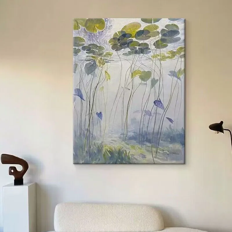 Modern Abstraction Underwater Lotus Pond Hand Drawn Oil Painting Bedroom For Home Decoration Bedroom Dining Room Living Room And
Modern Abstraction Underwater Lotus Pond Hand Drawn Oil Painting Bedroom For Home Decoration Bedroom Dining Room Living Room And