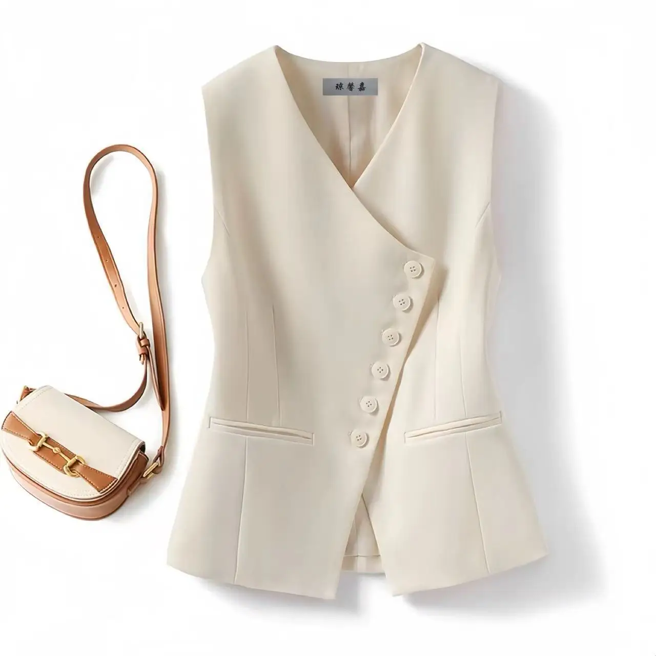 Slimming Casual V-Neck Fashionable British Style Women's Vest Spring Autumn Irregular Design Commute Style Cotton Polyester
Slimming Casual V-Neck Fashionable British Style Women's Vest Spring Autumn Irregular Design Commute Style Cotton Polyester
